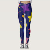 Leggings étoiles multiples (Devant)