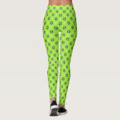 Leggings Étoiles noires et blanches (Dos)