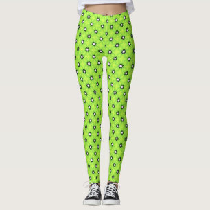 Leggings Étoiles noires et blanches