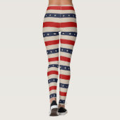 Leggings Étoiles patriotiques (Dos)