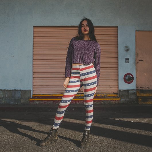 Leggings Étoiles patriotiques