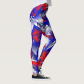 Leggings Étoiles rouges blanches et bleues (Droite)