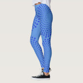 Leggings - Étoiles Spirales Bleues (Gauche)