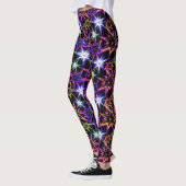 Leggings Étoiles sur noir. (Gauche)