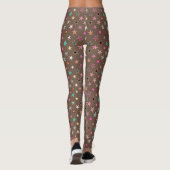 Leggings Etoiles Twinkings, Taupe Tan & multi Pastels (Dos)