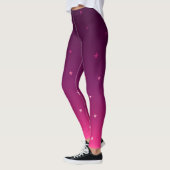 Leggings Étoiles violettes ombres (Gauche)