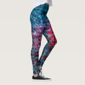 Leggings Etude En Aquarelle - Rouge (Droite)