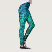 Leggings Étude en aquarelle - Vert (Droite)