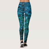 Leggings Étude en aquarelle - Vert (Dos)