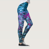 Leggings Étude En Aquarelle - Violet (Droite)