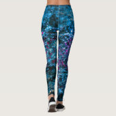 Leggings Étude En Aquarelle - Violet (Dos)