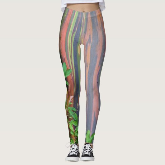 Leggings Eucalyptus arc-en-ciel (Devant)