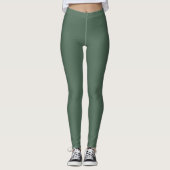Leggings Eucalyptus vert foncé (Devant)