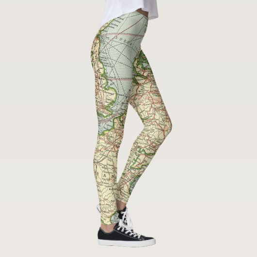 Leggings  Europa Map (Rechts)