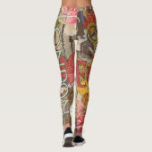 Leggings Europe Travel Vintage (Dos)