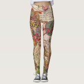 Leggings Europe Travel Vintage (Devant)