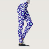 Leggings Evil Eye Pattern, Greek Eye, Turkish Eye, Nazar (Droite)