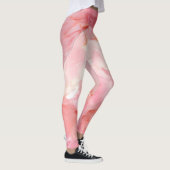 Leggings Excellente impression couleur marbre rose (Droite)