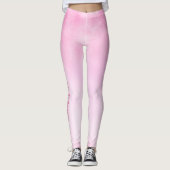 Leggings Exécutez dur, soyez fort | Élégant sport rose acti (Devant)