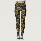 Leggings Exercice de Fleurs d'Anémones Thème Anémones (Devant)