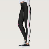Leggings Exercice l Moderne séduisant l noir et blanc (Gauche)