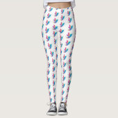 Leggings Exotic Rainbow Hummingbird (Devant)