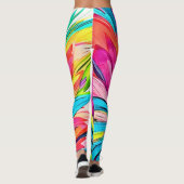 Leggings Explosion Abstraite (Dos)