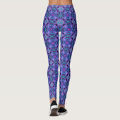 Leggings Explosion Abstraite Néon Psychédélique (Dos)