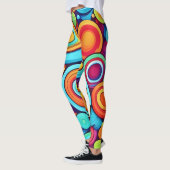 Leggings Explosion circulaire vive (Gauche)