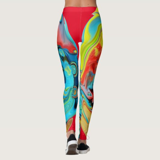 Leggings Explosion cosmique (Dos)