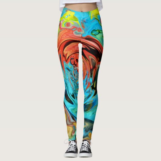 Leggings Explosion cosmique (Devant)