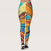 Leggings Explosion d'art pop de style comique (11) (Dos)
