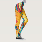 Leggings Explosion d'art pop de style comique (11) (Droite)