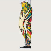Leggings Explosion d'art pop de style comique (2) (Gauche)