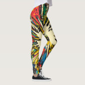 Leggings Explosion d'art pop de style comique (2) (Droite)