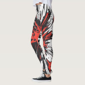 Leggings Explosion d'art pop de style comique (7) (Gauche)