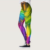 Leggings Explosion de Couleurs Peint Design sur Mignon Coll (Gauche)