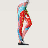 Leggings Explosion de fraise fraîche (Droite)