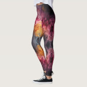 Leggings Explosion de fumée rose et orange (Gauche)