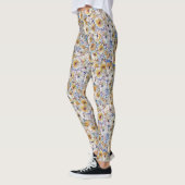 Leggings explosion de marguerite aquarelle (Gauche)