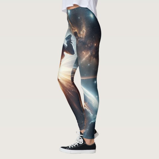 Leggings Explosion de rupture galactique dans l'espace prof (Gauche)