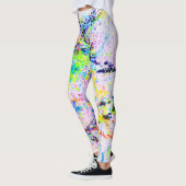 Leggings Explosion des couleurs (Gauche)