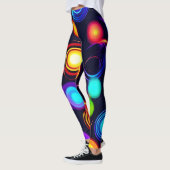 Leggings Explosion du cercle de néon (Gauche)