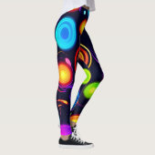 Leggings Explosion du cercle de néon (Droite)
