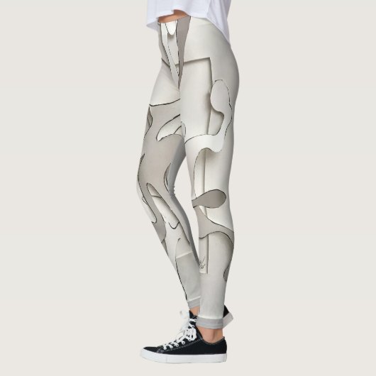 Leggings explosion du papier (Gauche)