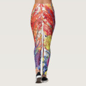 Leggings Explosion florale (Dos)