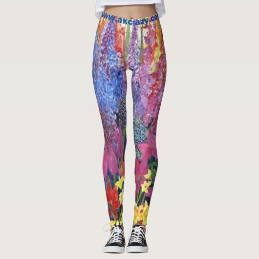 Leggings Explosion florale (Devant)