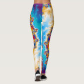 Leggings Explosion fractale (Dos)