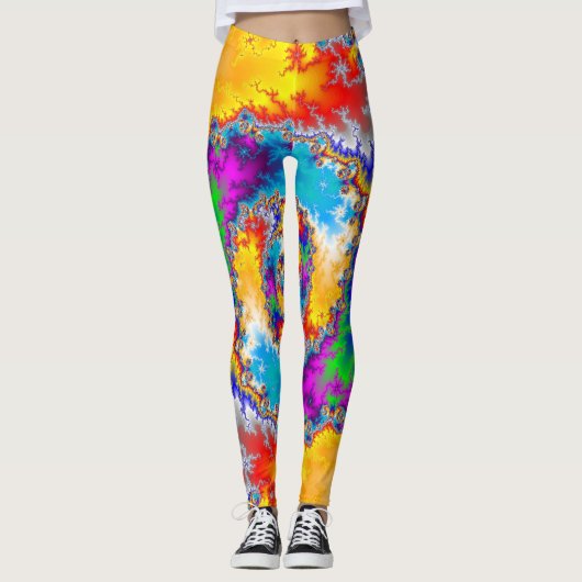 Leggings Explosion fractale (Devant)