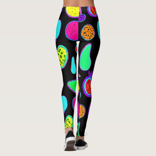 Leggings Explosion tropicale (Dos)